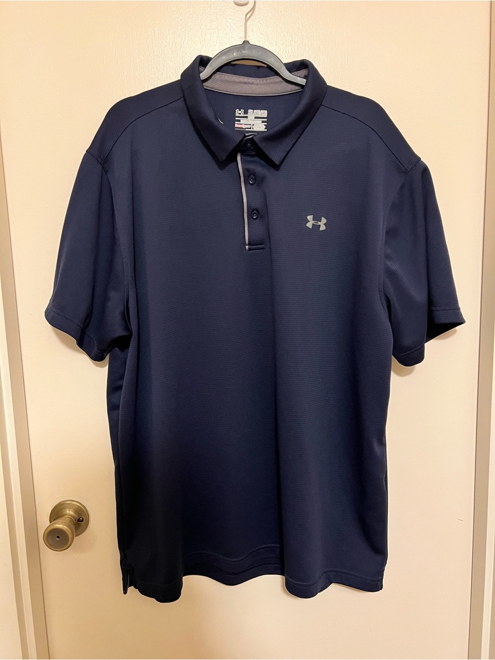 Under Armour Men’s Dark Navy Short-Sleeve Polo